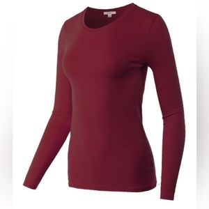 Elegant Red Women's Top